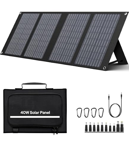 Amazon.com : 40 Watt Portable Solar Panel for 100W~200W Portable